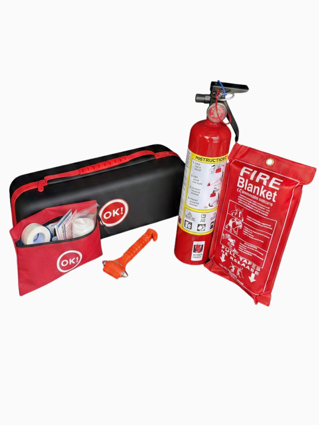 Compact Vehicle Fire Kit